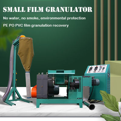 Laagtemperatuur Plastic Granulator Plastic Film Recycling Granulatie 11KW pe,po,pvc,eva,ps